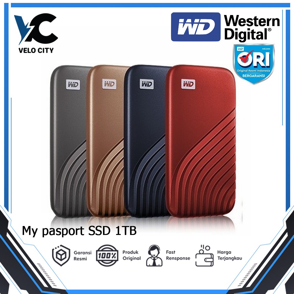 WD My Passport SSD 1TB - Portable / External / Eksternal Garansi Resmi