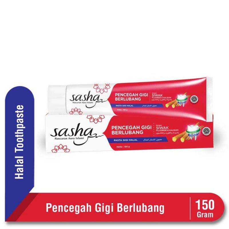 Sasha Pasta Gigi siwak &amp; Sirih 150Gr