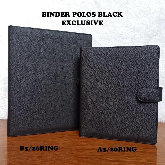 

JUAL!JUAL! BINDER POLOS EXCLUSIVE BLACK A5 DAN B5