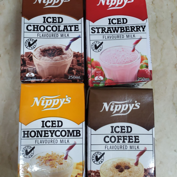 

NIPPYS Iced FlavouredMilk 250ml (Chocolate,Strawberry,HoneyComb,Coffe)