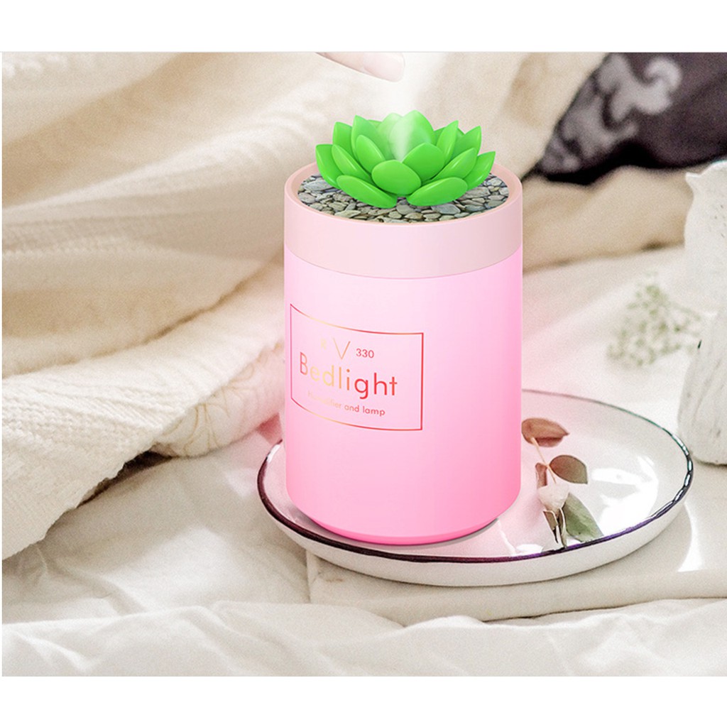 Cactus Humidifier Diffuser USB/ Aromaterapi Atomizer Purifier Pengharum Pelembab Penjernih Udara