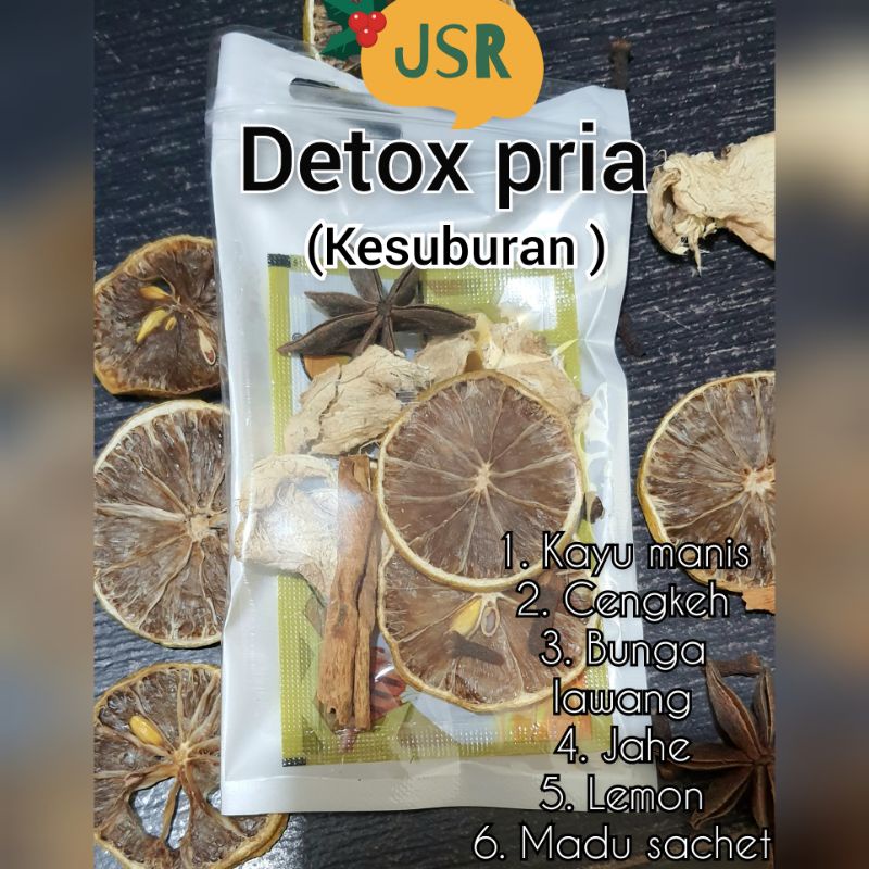 Paket 10 pcs Detox PRIA kesuburan /JSR pria