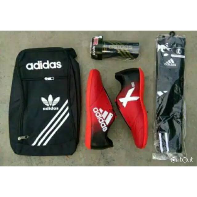 paket komplit sepatu futsal Adidas sepatu futsal komplit Adidas X komplit sepatu futsal