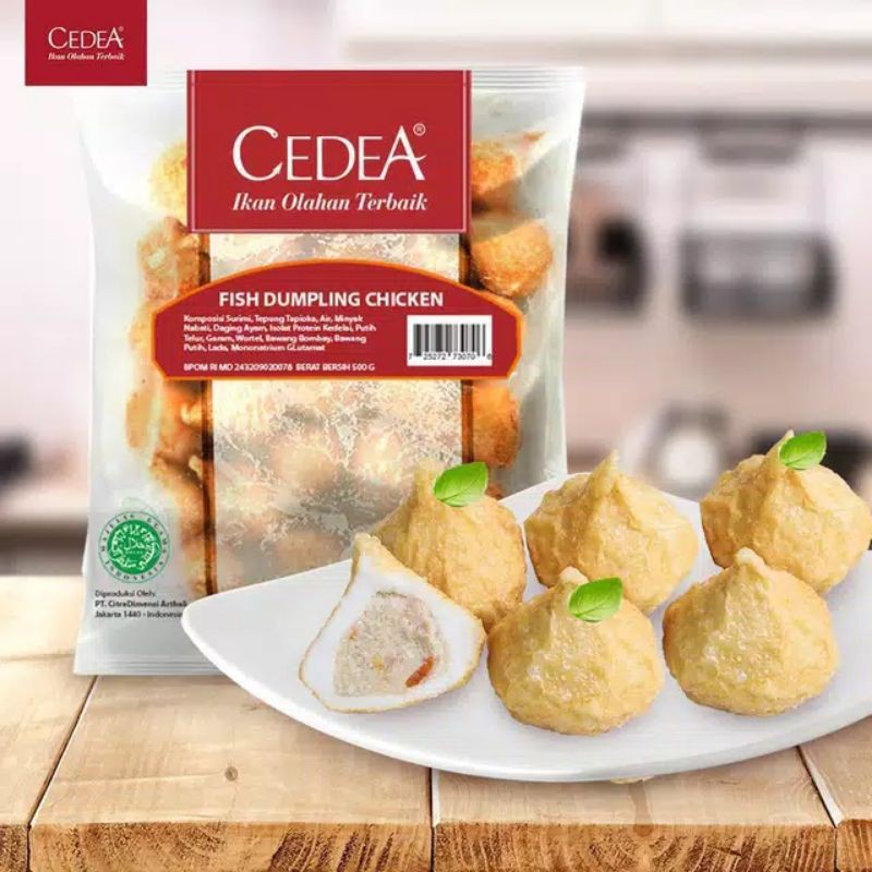 CEDEA FISH DUMPLING ISI AYAM 500GR