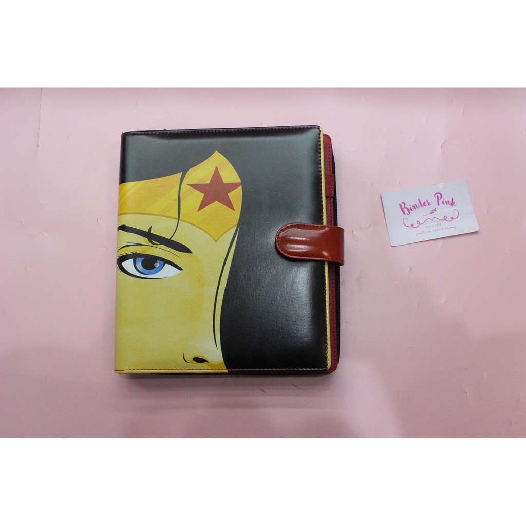 

Binder HPO Printing Wonder Women 20ring/A5 & 26ring/B5 by binderpinkshop