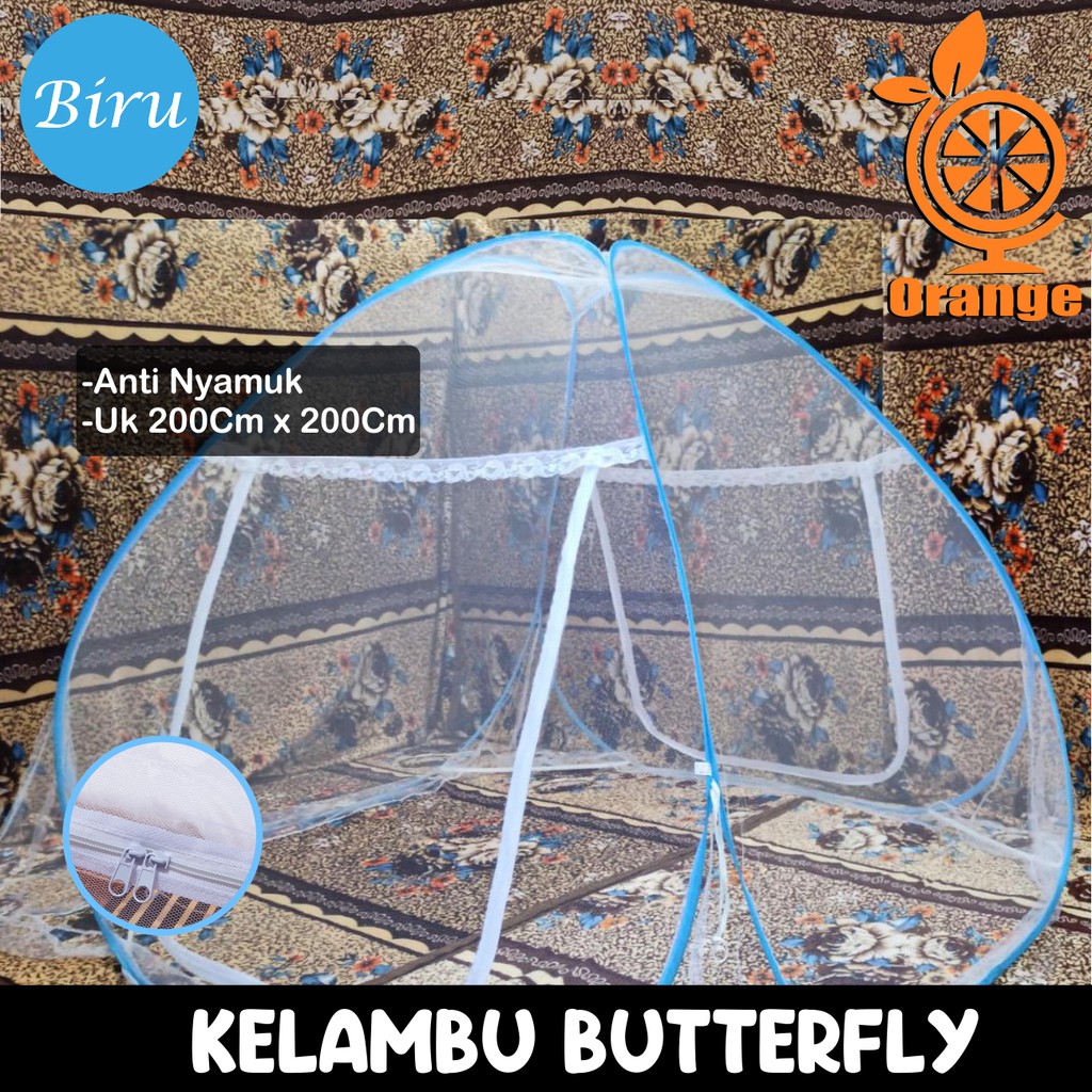 Kelambu Tidur 1.8Mx2M Tirai Lipat / Kelambu Anti Nyamuk