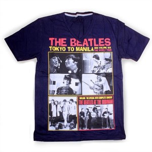 Kaos Distro The Beatles Tokyo - Putih