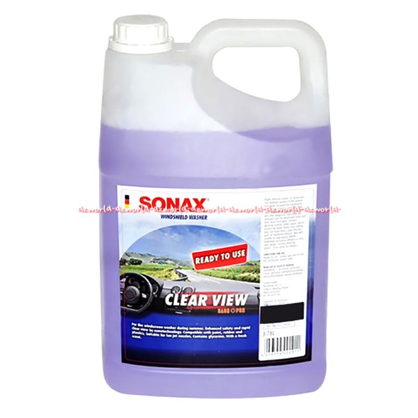 Sonax Clear View Ready to Use 3.8L Cairan Pembersih Kaca Mobil Derigent Dirigen Sonak Clean Mirror