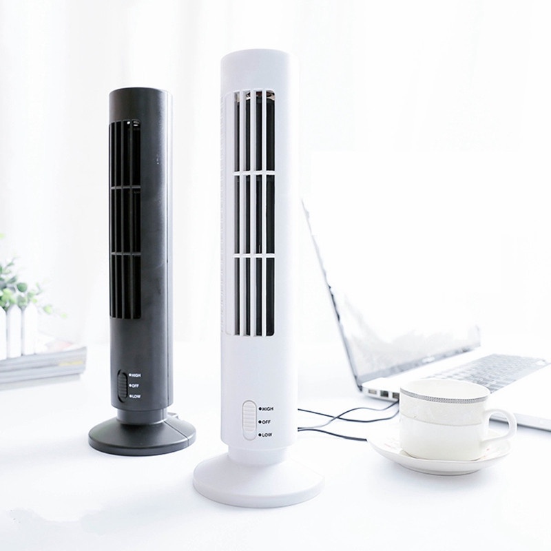 Kipas Angin USB Tower Mini USB Tower Fan