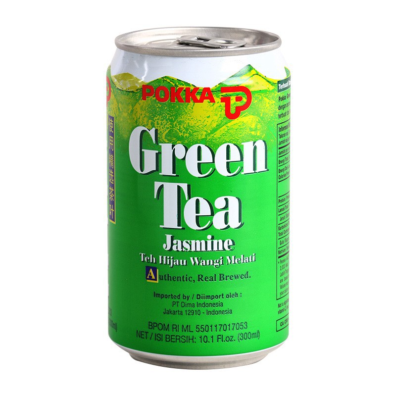 Pokka Green Tea Jasmie 300ml 1 Dus