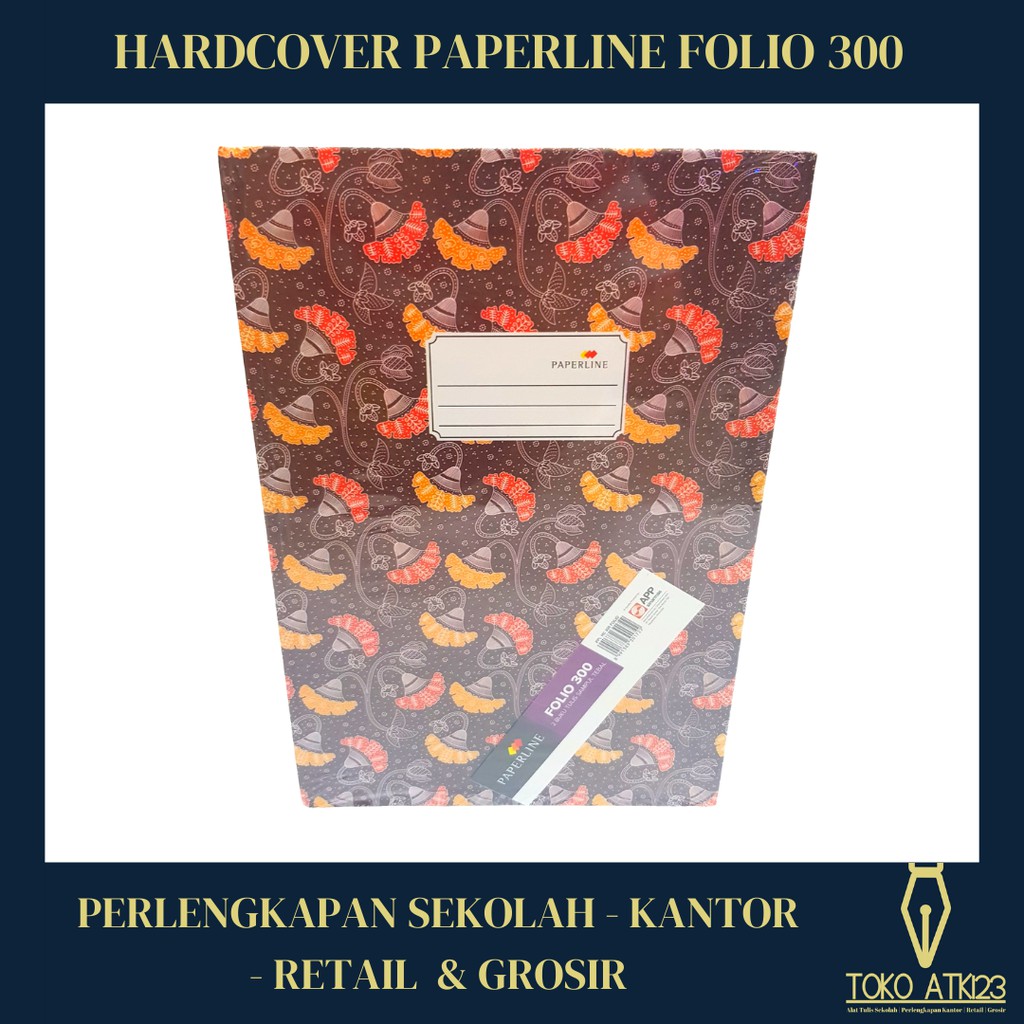 Buku Hardcover Folio Merk Paperline Isi 300 Lembar