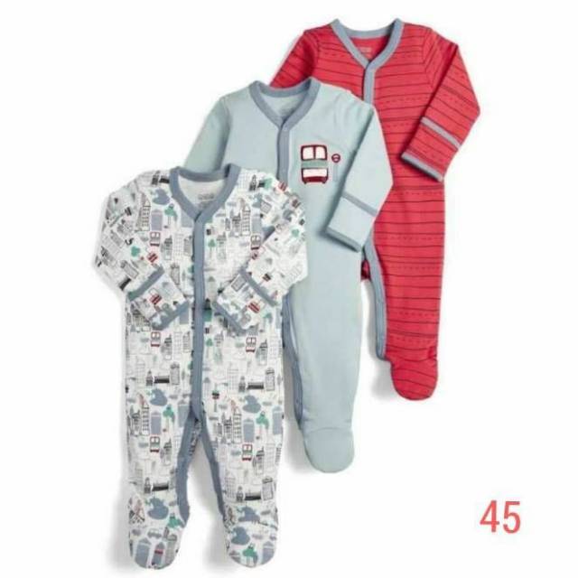 Mamas Papas Sleepsuit/ Sleepsuit 3in1 mamas and papas/ baju tidur bayi