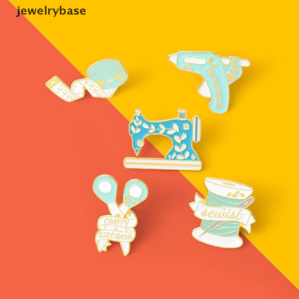 1 Pc Bros Pin Desain Kartun Mesin Jahit Untuk Hadiah