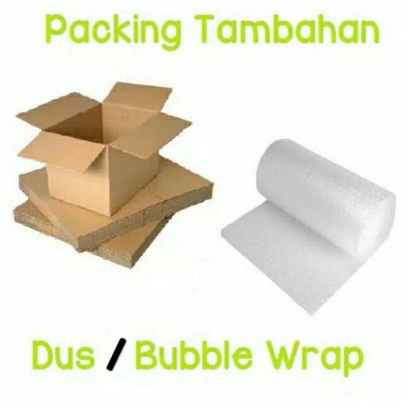 

Tambahan Packing Bubblewrap / Kardus Bekas Disesuaikan Kebutuhan Dalam Packing