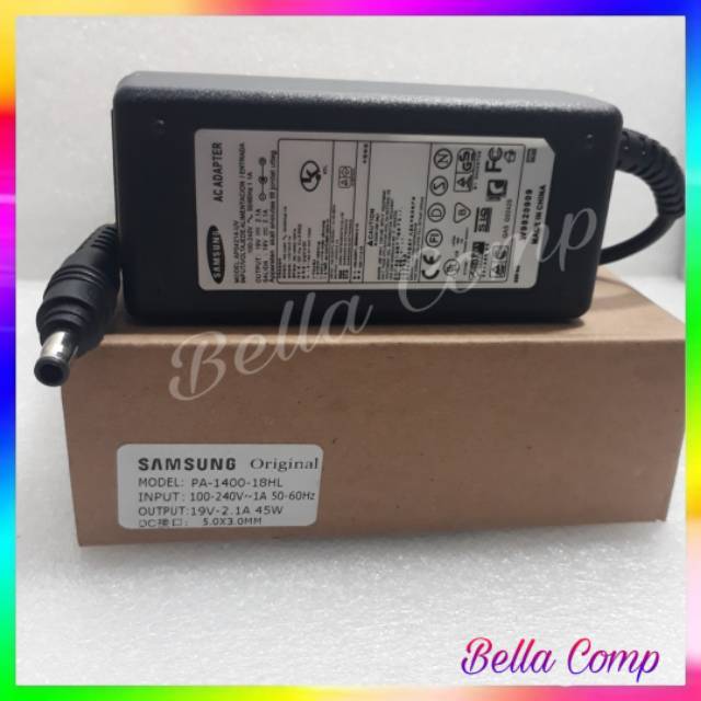 Charger Adaptor Casan laptop samsung N143 N145 N146 N148 NC10 GT8850 sens890 19v-2.1A original