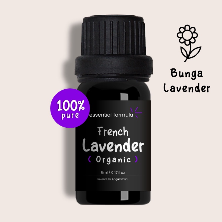 Organic French Lavender Essential Oil Diffuser Humidifier Minyak Esensial Aromatherapy Oil