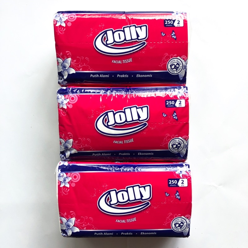 (1 Pcs) Tisu Jolly 250 Sheets