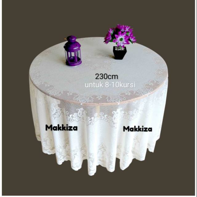 Taplak meja makan besar 8kursi 230cm(994)