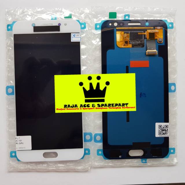 LCD + TOUCHSCREEN SAMSUNG GALAXY J7PLUS(+) ORI 100% AMOLET BERGARANSI