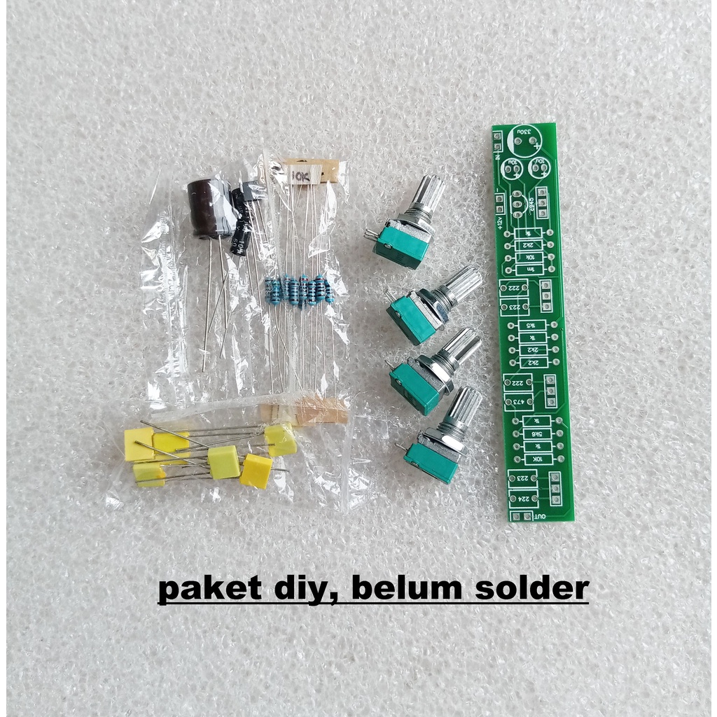 DIY Modul Mono Tone Control 1 Transistor Plus Middle