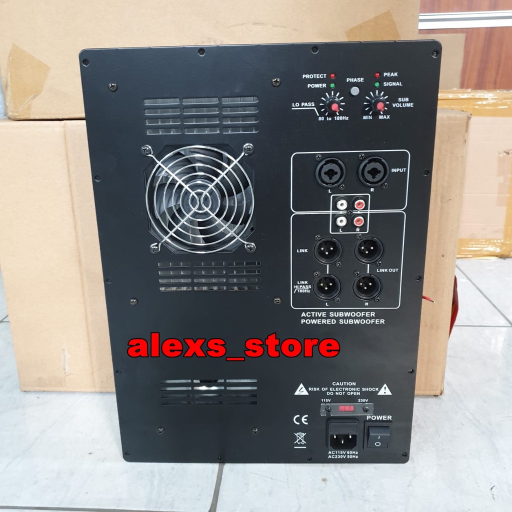 POWER KIT SUBWOOFER MESIN KIT AKTIF SUBWOOFER 1000 Watt 28x38 cm
