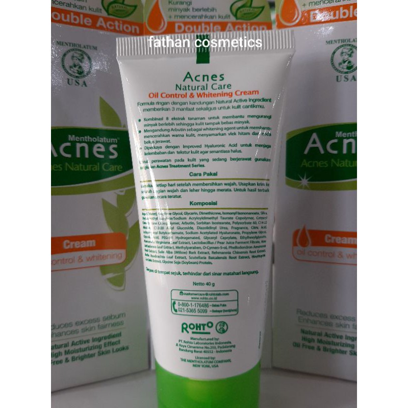 acnes cream oil control & whitening harga