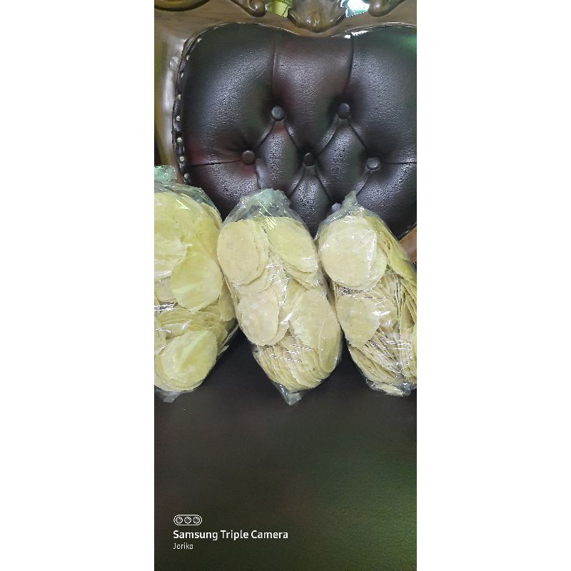 

Emping Kebumen Asli dan Murni tanpa campuran
