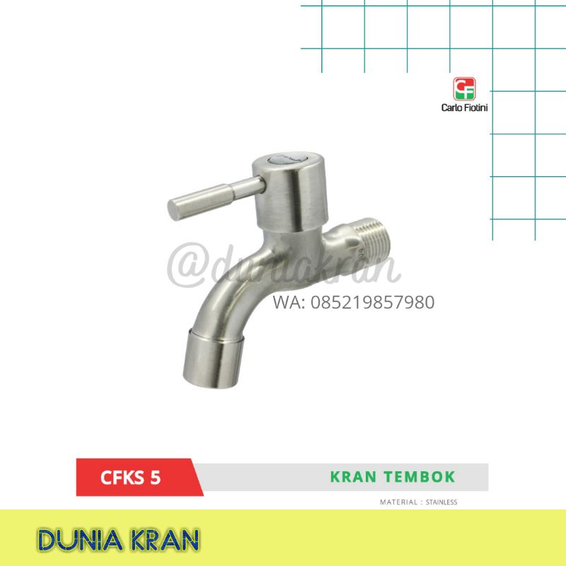 KRAN TEMBOK STAINLESS KRAN AIR STAINLESS CARLO FIOTINI CKFS 5