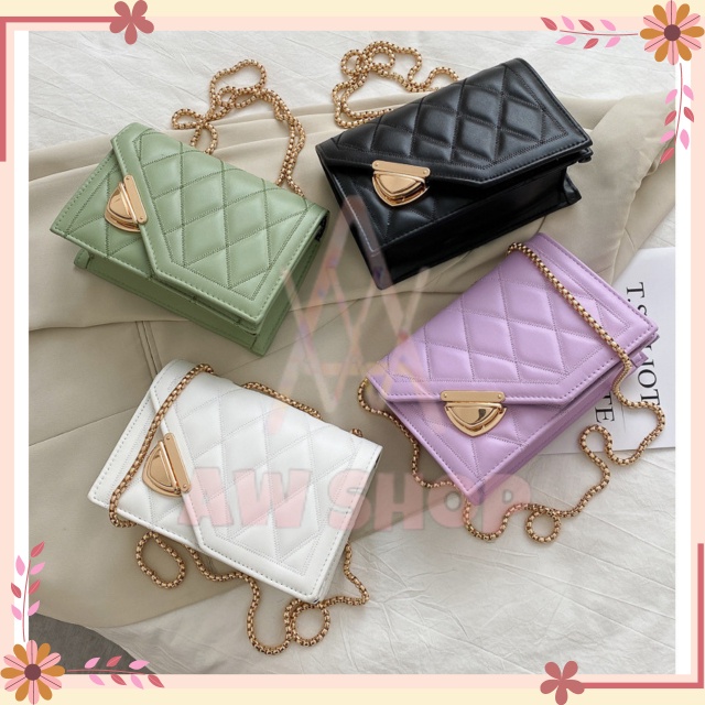 Tas Fashion Wanita Selempang Kulit Tas Wanita Import Cralesta Bag