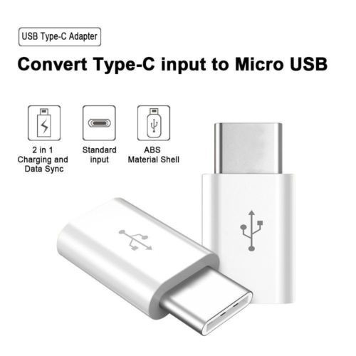 Kabel Adapter Converter Micro USB Female to Type C / Male untuk Samsung / Huawei / Xiaomi