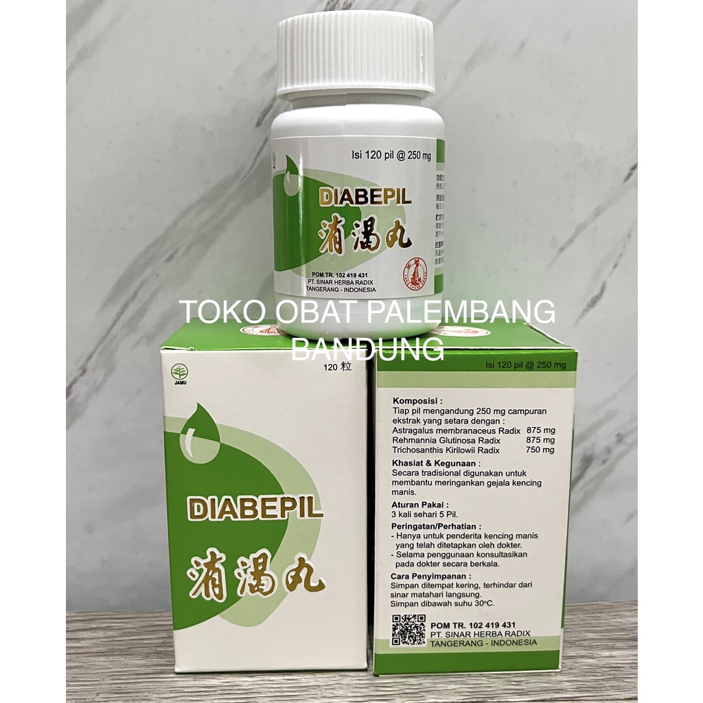DIABEPIL 120 PIL XIAOKE PILLS  OBAT DIABETES XIAO KE WAN XIAOKEWAN