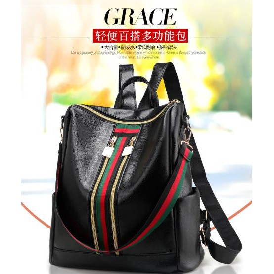 Tas Ransel Wanita Backpack Fashion Import Quality Korean Sling Bag Tas Selempang