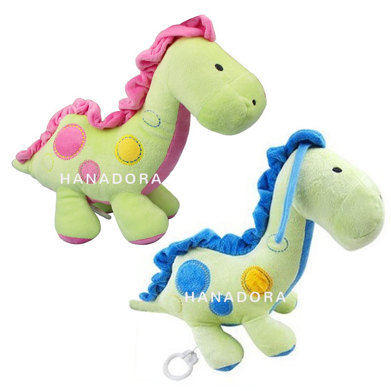 Baby Grow Musical String Plush Toy Dino - Mainan Boneka Musik