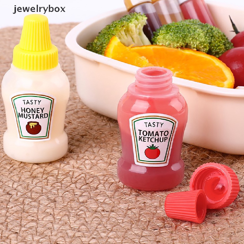 (jewelrybox) Botol Minyak / Saus / Madu / Mustard / Tomat Mini Untuk Salad