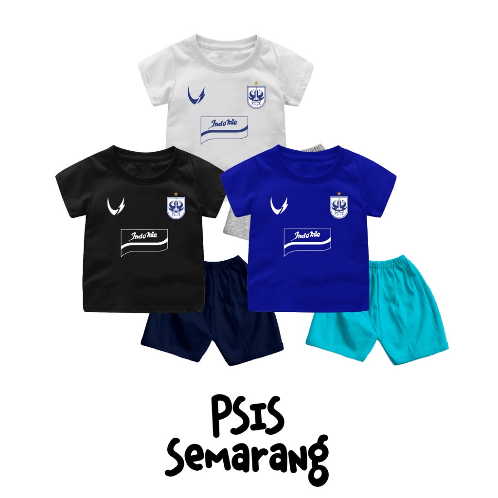 Setelan Bola Bayi dan Anak Liga Indonesia BALI MADURA BORNEO Untuk Usia 6 Bulan-8 Tahun Bahan Cotton Combed 30s