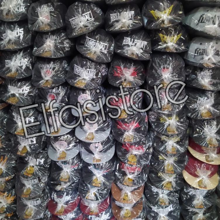 Topi Snapback Pria Distro Logo Bordir Masberto - TAM.21Jl22ᶜ
