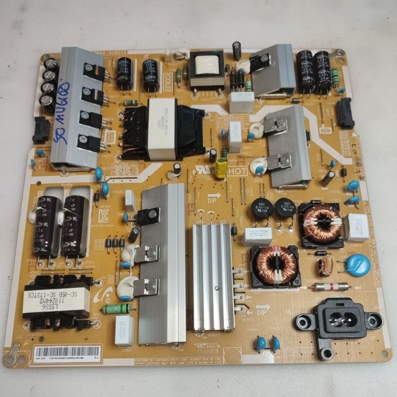 Psu Regulator Power Supply Board Tv Led Samsung L55S6  FHS BN44- 00807A - UA 50MU6100  K - UA 55MU61