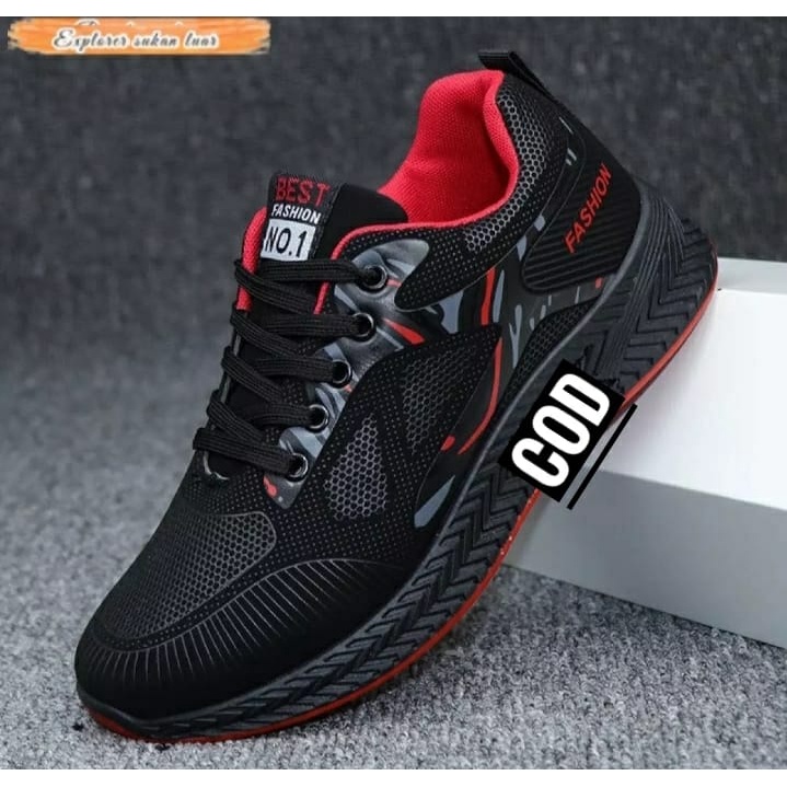 cod sepatu pria best fasion terbaru / sepatu pria joging