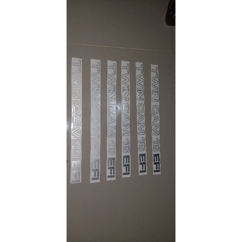Sticker Twin Cam 16 EFI Corolla