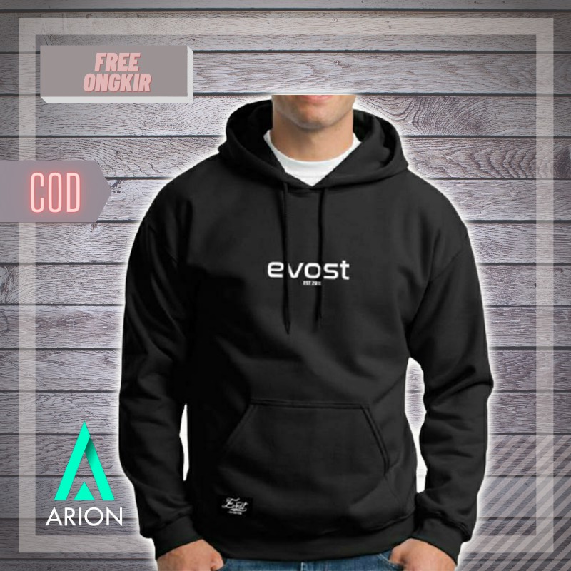 Sweater Hoodie Pria Distro EVOST ORIGINAL Hoodie Pria Polos Hoodie Polos Oversize