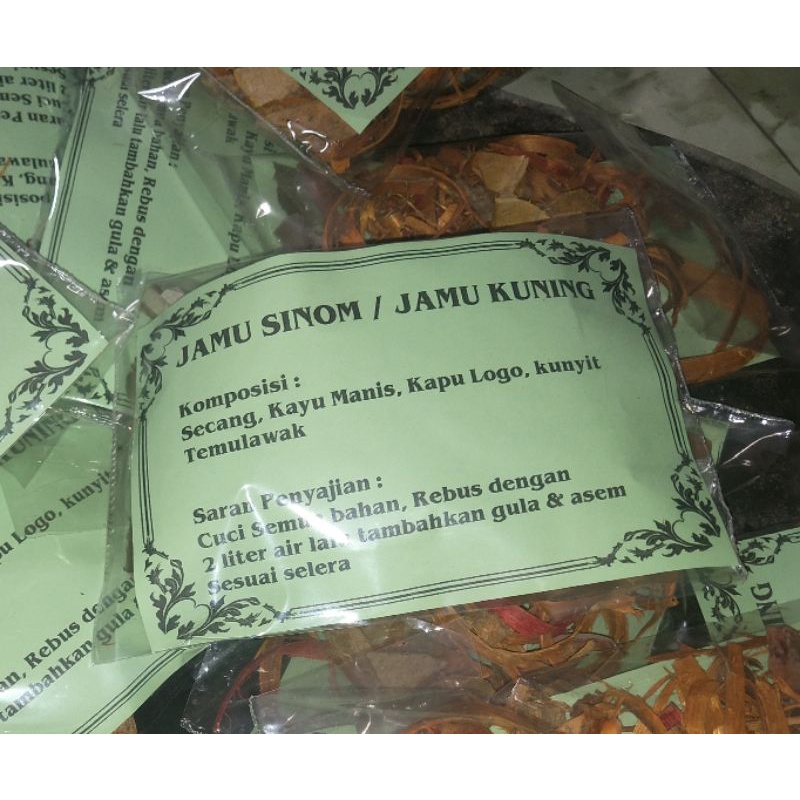 

Racikan Jamu Sinom / Jamu kuning