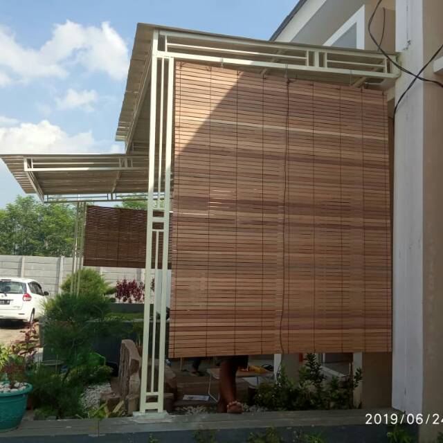 Tirai Kayu / Krey Kayu Bengkirai L2mXT4m