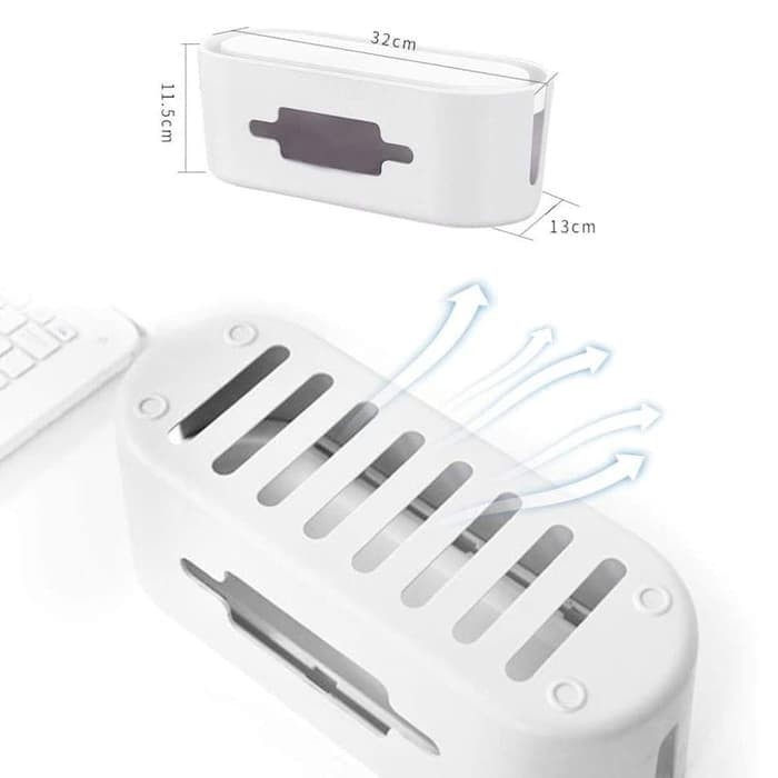 Kotak Organizer Kabel Charger Management Box Cable Multifungsional