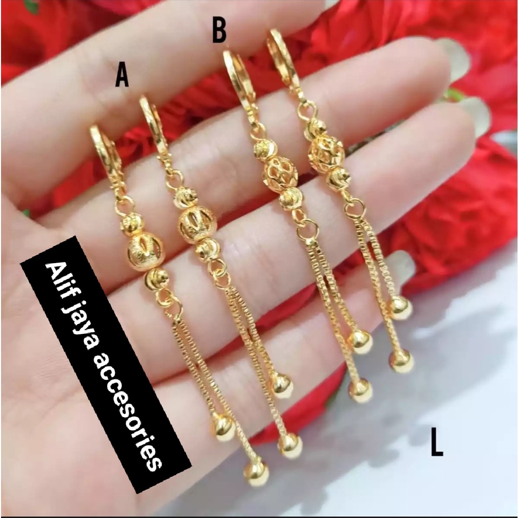 anting wanita dewasa / anting panjang xuping TERBARU / ALIF JAYA ACCESORIES