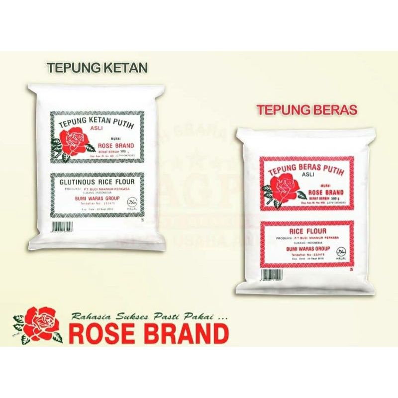 

Tepung Ketan Rose Brand Tepung Beras Rose Brand 500 gr