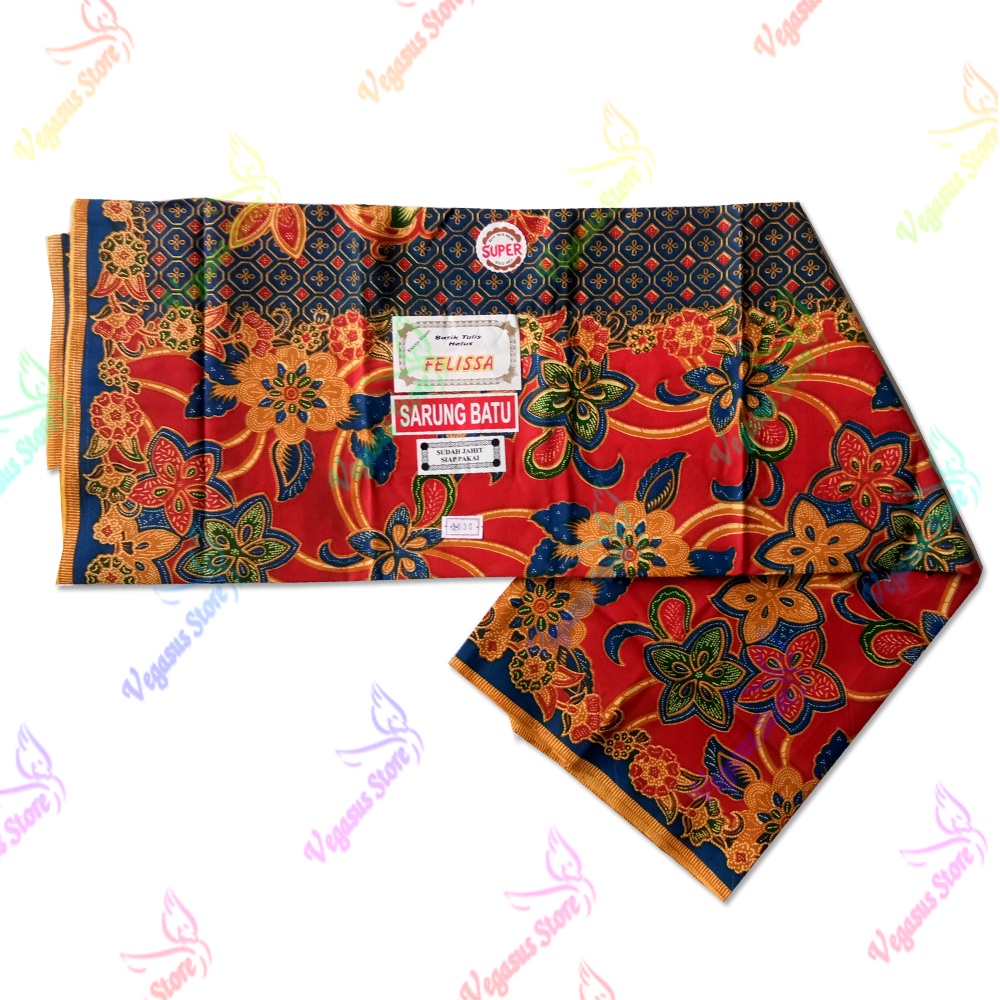 Sarung Ibu Melahirkan Sarung Murah Batu Jarik Felissa 1Pcs-Kain Sarung Wanita Sambung Santai-Vegasus Store (COD)