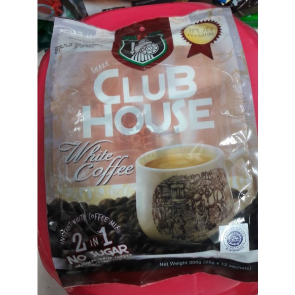 

club house white coffe/coklat/2 in 1 / hazelnut