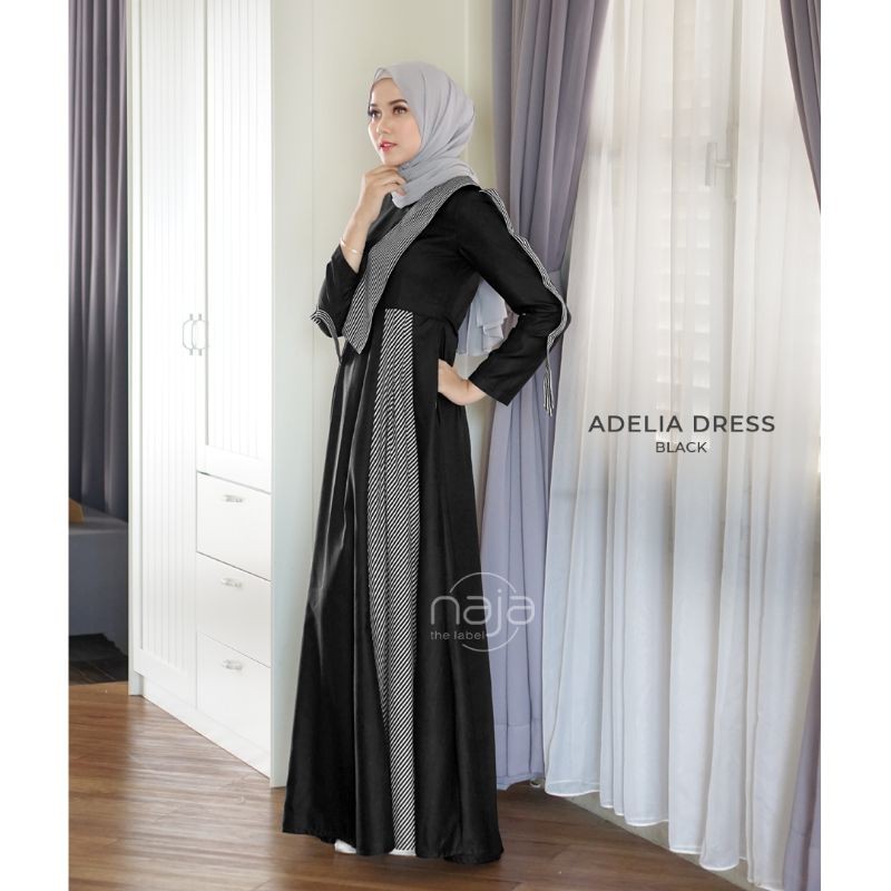Adelia dress by naja the label Alya hijab by naja ori