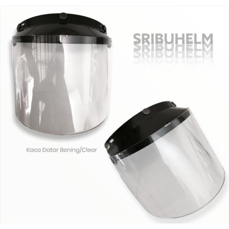 Kaca Helm Bogo Datar Kaca Bogo Flat Kaca Flat Clear Kaca Flat Bening