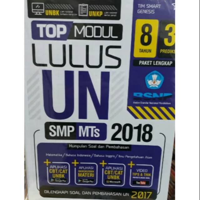 Top modul Lulus UN SMP Mts